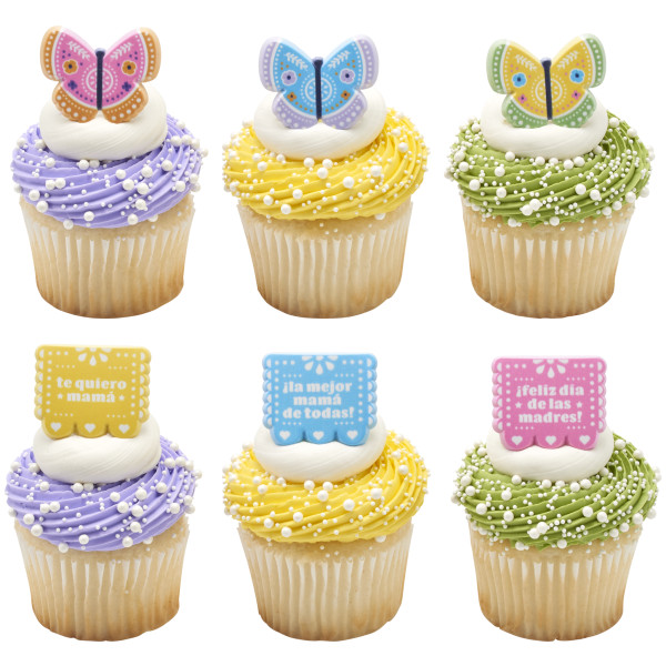 La Mejor Mama de Todas! Cupcake Rings