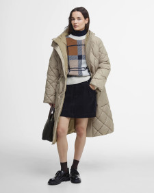 Romilly Quilted Jacket Light Trench/Sky Dress Tartan