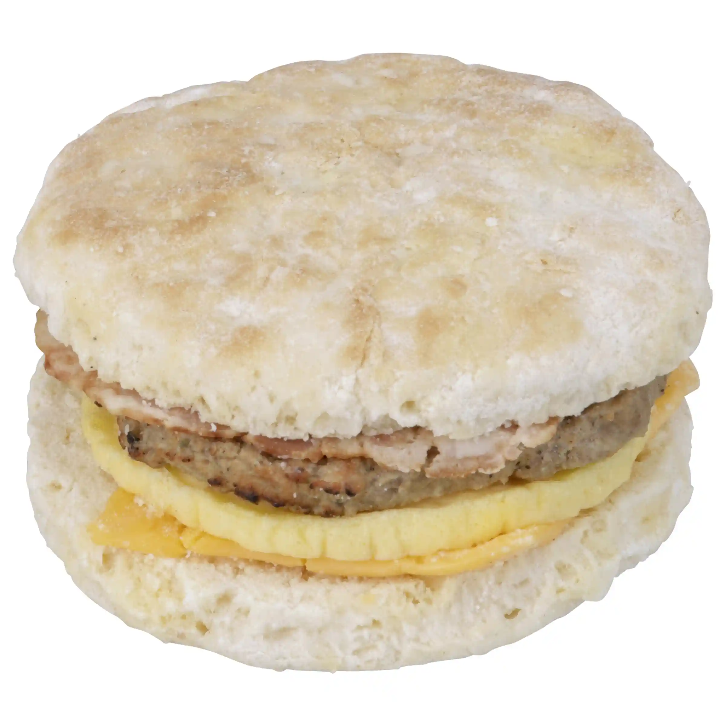 BIG AZ® Biscuit Stacker® Sausage, Bacon, Egg And Cheese Biscuit Sandwich_image_01