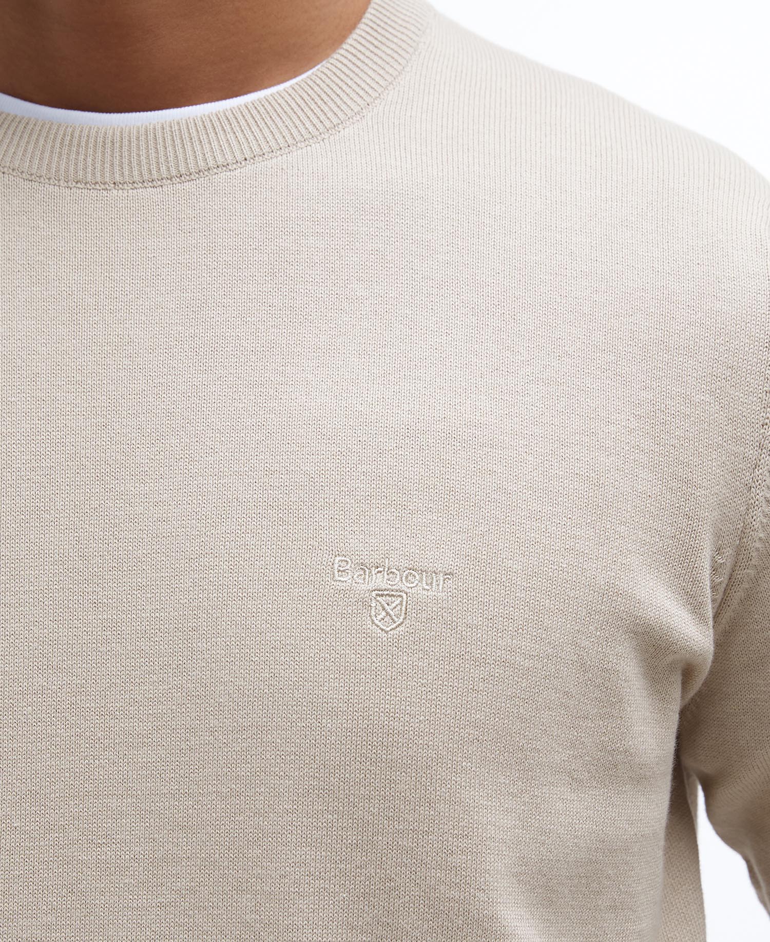 Maglione girocollo in cotone Pima image number 4