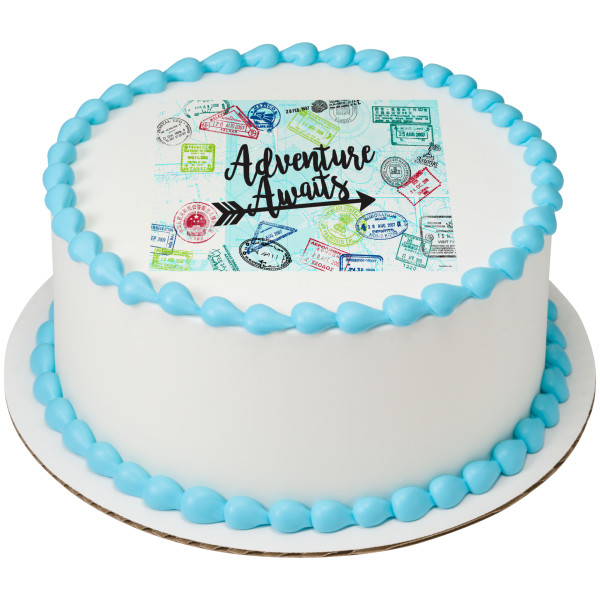 Adventure Awaits PhotoCake® Edible Image®