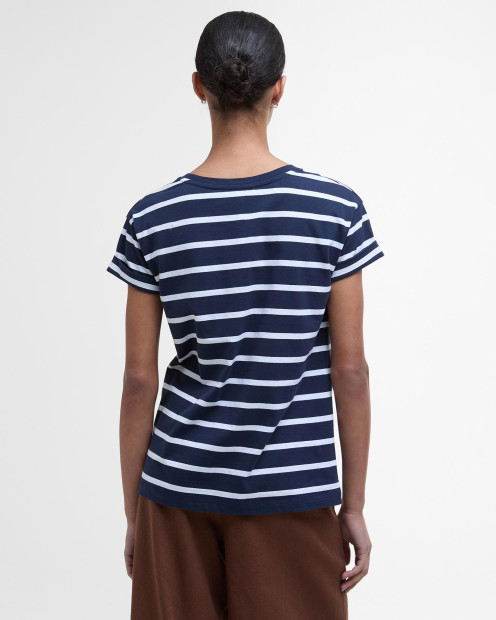 Otterburn Striped T-Shirt Navy/White