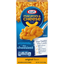 Kraft Original Flavor Macaroni & Cheese Dinner, 7.25 oz Boxes