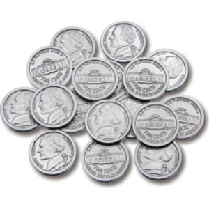 Play Coins - Nickels - Set of 100
