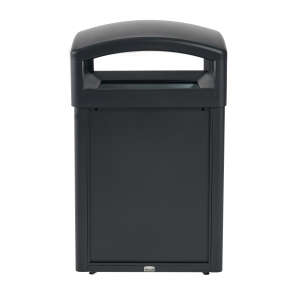 Rubbermaid Commercial, Tailor™, Frame, 41gal, Metal, Black, Square, Receptacle
