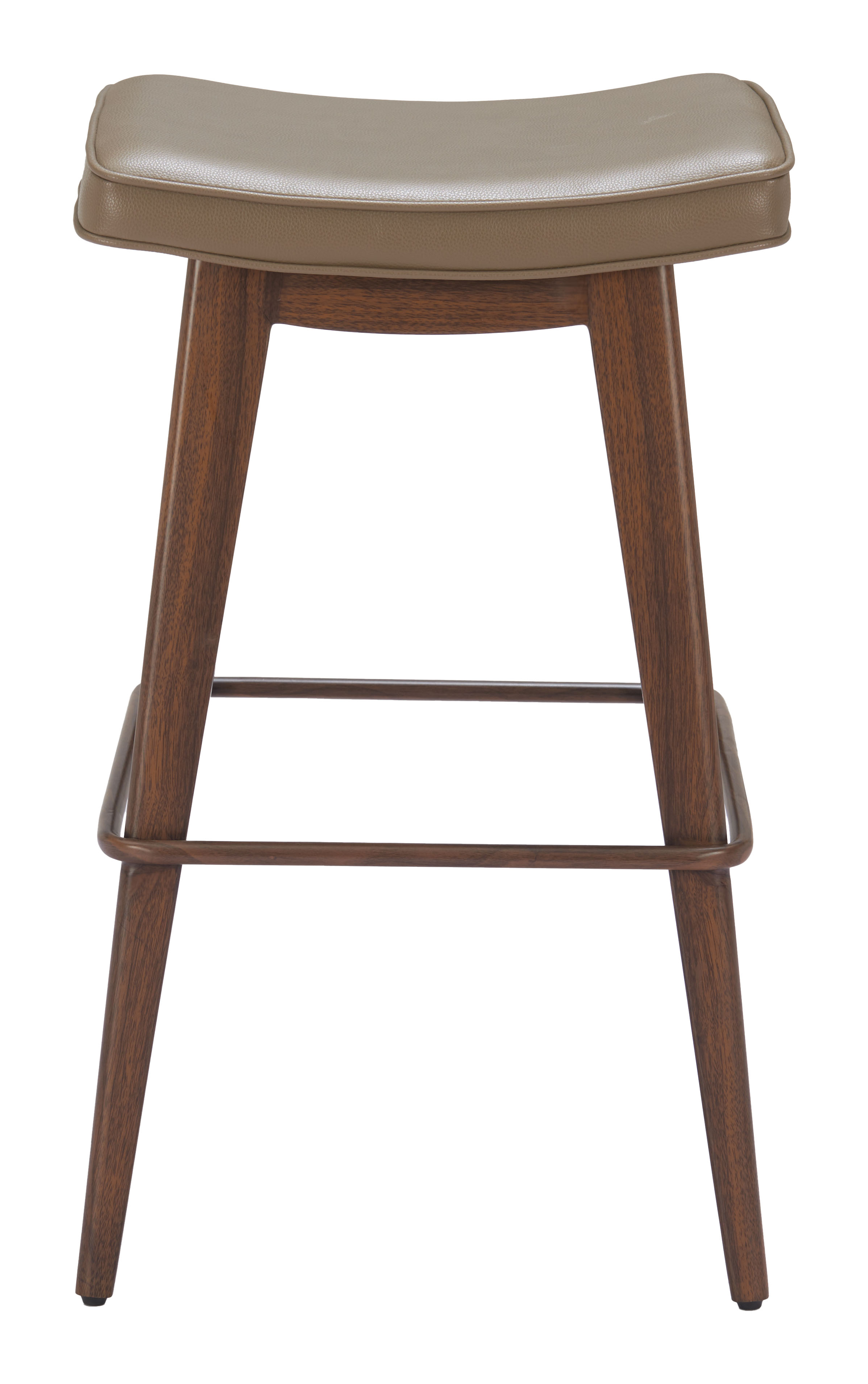 Divat Barstool (Set of 2) Taupe & Walnut product image