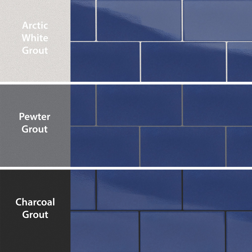 Piscina Glossy Cobalt Blue with Biotech 9-5/8 in. x 19-1/2 in. Porcelain Floor and Wall Tile