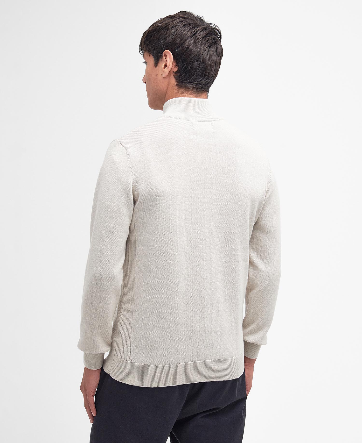 Felpa in cotone con mezza zip image number 2