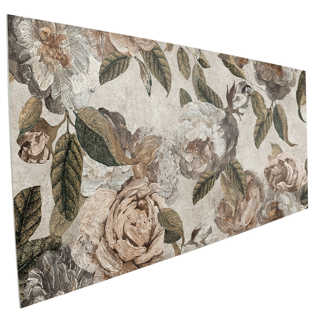 Parete Fiori Beige 23-1/2 in. x 47 in. Porcelain Floor and Wall Tile