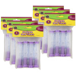 Teacher Created Resources&reg; Small Sand Timer, 10 Minute, Purple, 4 Per Pack, 6 Packs TCR20682-6