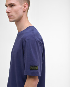 Outline T-Shirt Pigment Navy