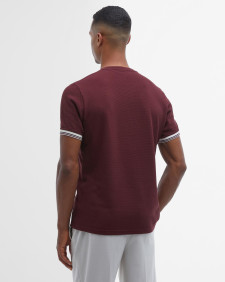 Spencer Textured T-Shirt Bordeaux