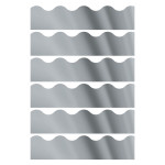 TREND Silver Metallic Terrific Trimmers&reg;, 32.5 Feet Per Pack, 6 Packs T-91253-6