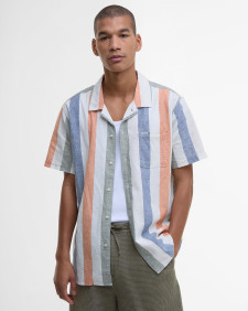 Clearwell Striped Short-Sleeved Shirt Whisper White