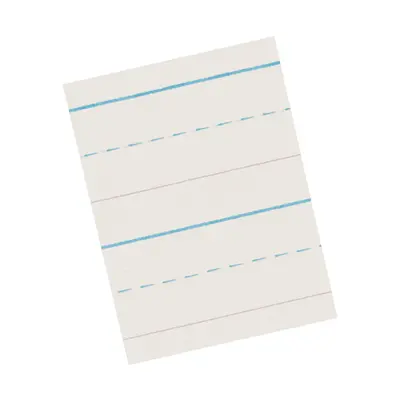 Pacon Newsprint Handwriting Paper, Skip-A-Line, Grade K, 5/8