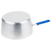 10-quart Wear-Ever® tapered saucepan with natural finish and Cool Handle® rubber grip sleeve