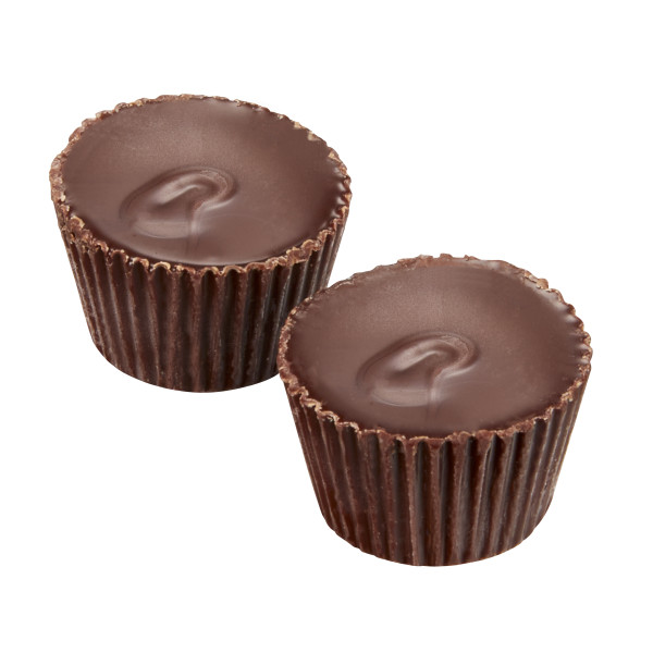 JUSTIN'S (r) Dark Chocolate Peanut Butter Mini Cup . C1C0 - Front Center Out of Package (Hi Res)