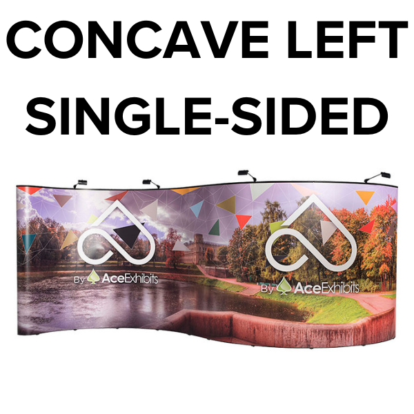 Single-Sided (Concave Left & End Caps Printed) Graphics