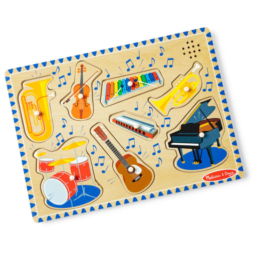 Melissa & Doug Musical Instruments Sound Puzzle