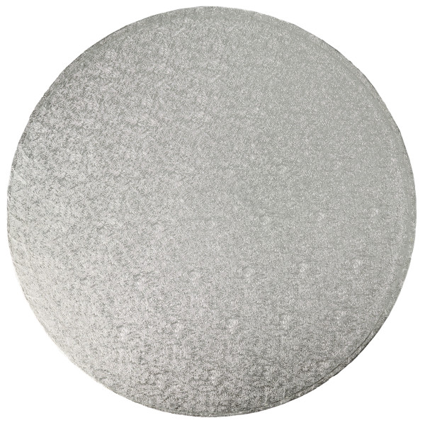 16" Round Silver Foil Cake Board