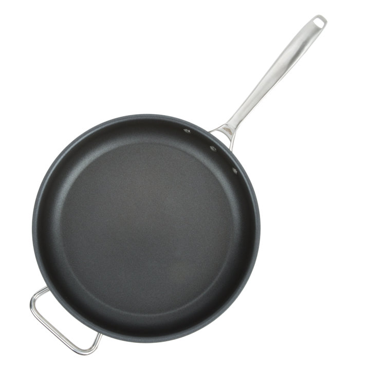 12 ½-inch Intrigue® stainless steel frying pan with Ceramiguard® II nonstick coating