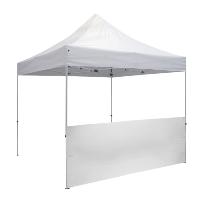 (1) Non-Printed White Tent Wall