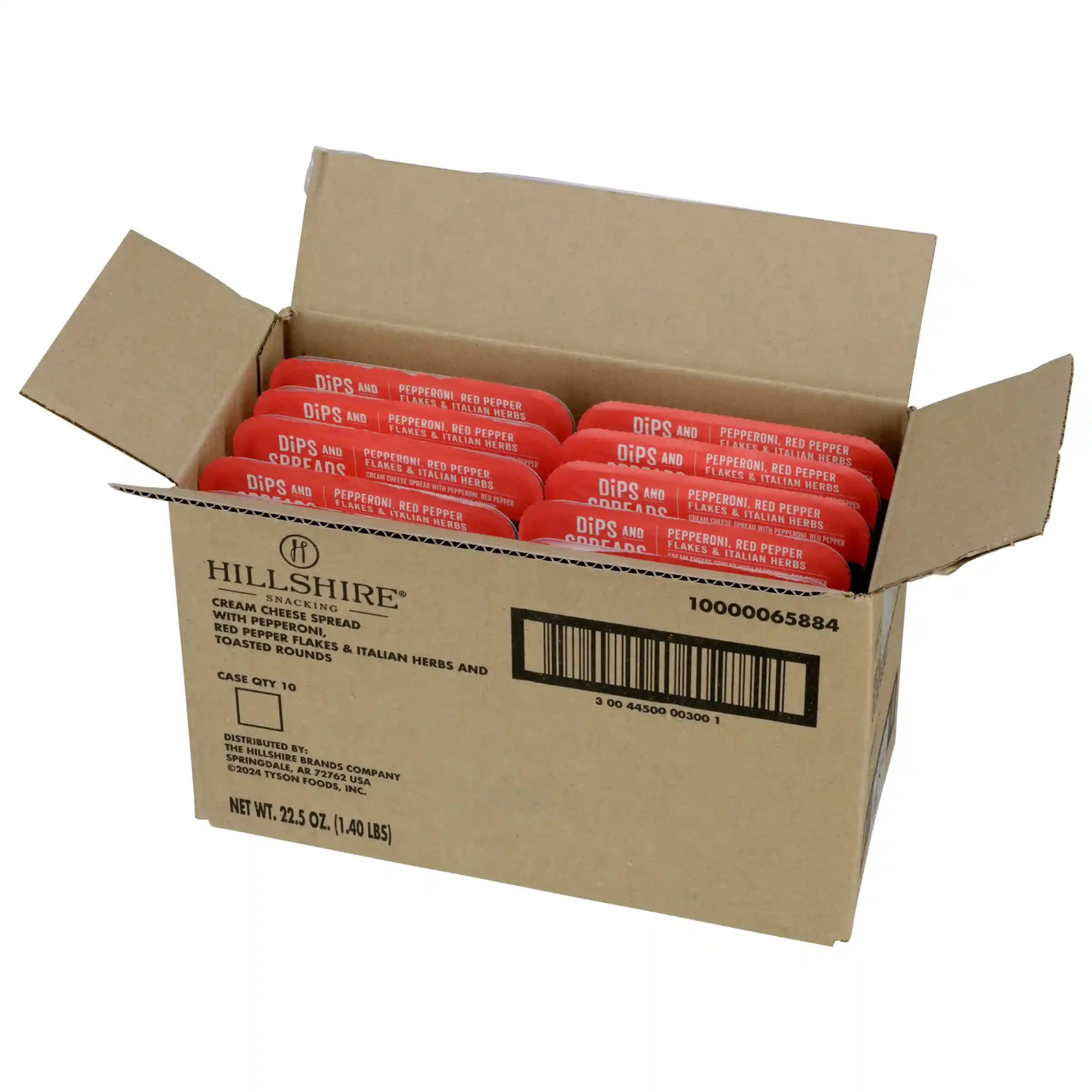 Hillshire Snacking Dips and Spreads Pepperoni, Red Pepper Flakes & Italian Herbs, 2.25 oz Tray _image_3