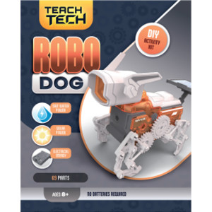 Robo Dog Alternative Energy Robot Build Kit, 69 Pieces