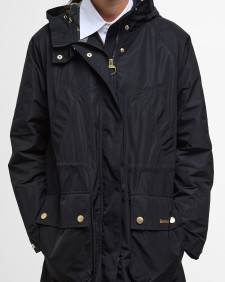 Una Showerproof Parka Black/Ancient Tartan
