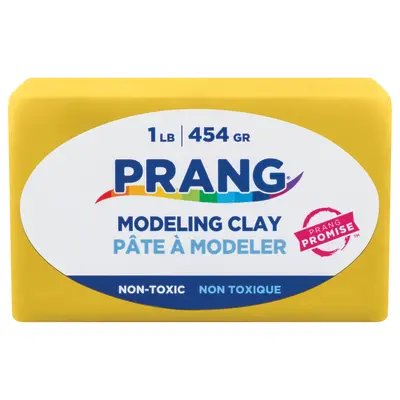 Prang Modeling Clay, Yellow, 1 Lb.