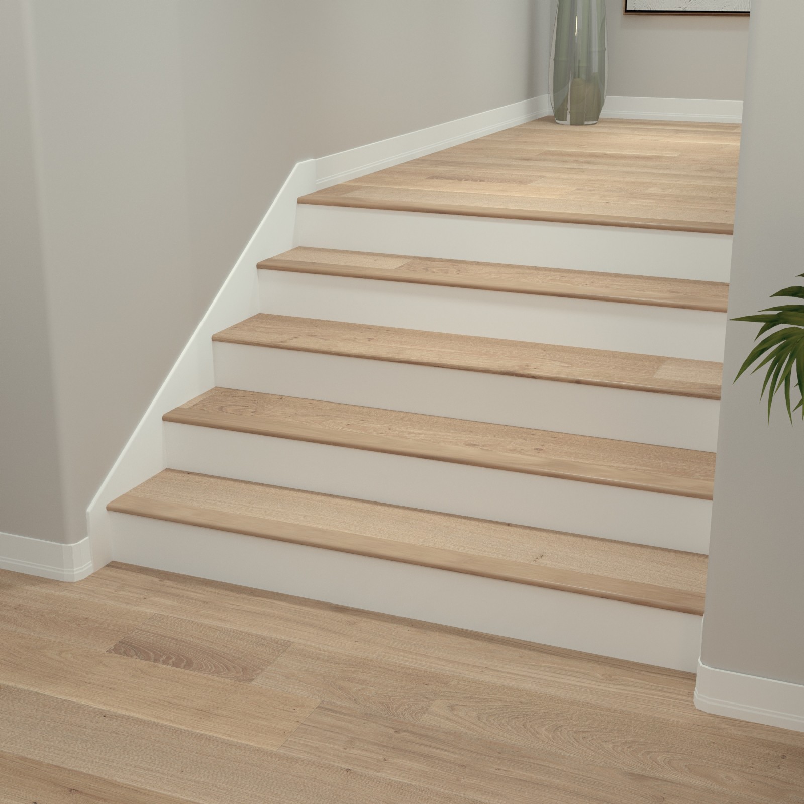 Twilight Tannin Cali Hardwoods Stair Nosing Flush view 1