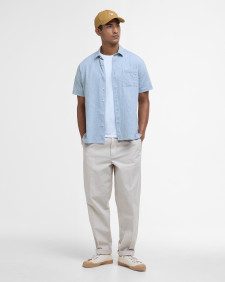 Nelson Regular Short-Sleeved Shirt Lead