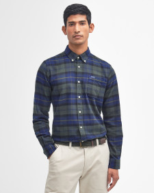 Kyeloch Tailored Long-Sleeved Shirt Olive Night