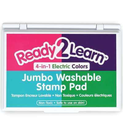 Ready2Learn™ Jumbo Washable Stamp Pad, 4-in-1, Electric