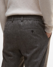 Kensington Check Trousers Brown
