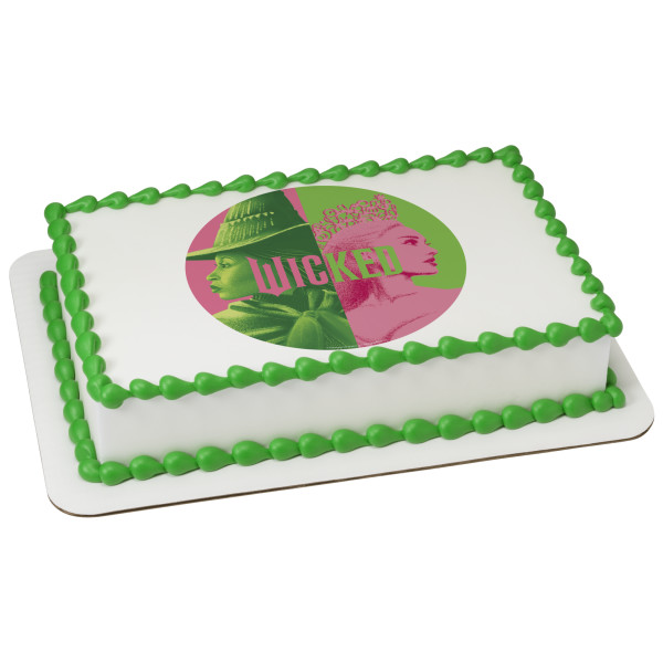 Wicked Glinda and Elphaba PhotoCake® Edible Image®