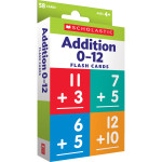Scholastic Teaching Solutions Flash Cards: Addition 0 - 12 SC-823354
