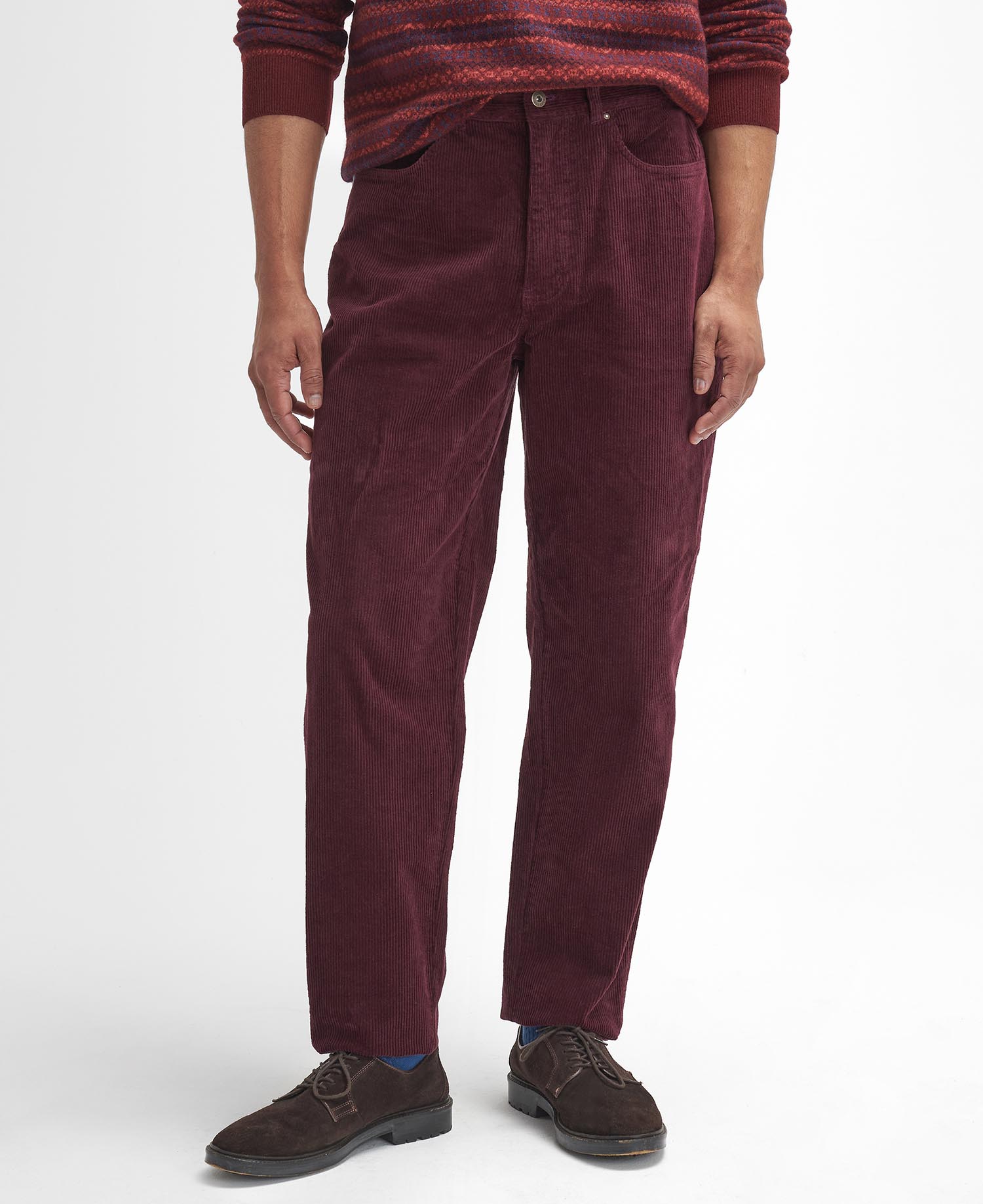 Stretch Cord Regular Trousers image number 1