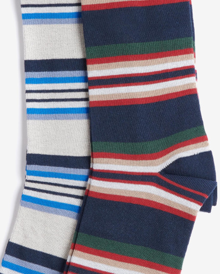 Summer Stripe 2 Pack Socks