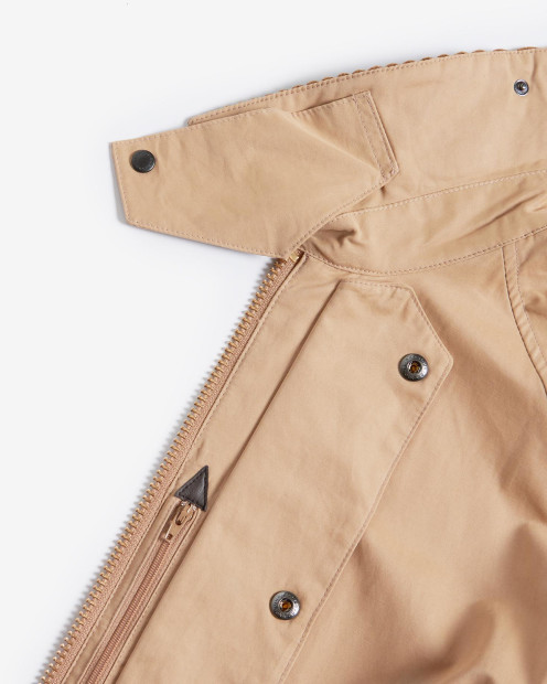 Transporter Oversized Casual Jacket Stone