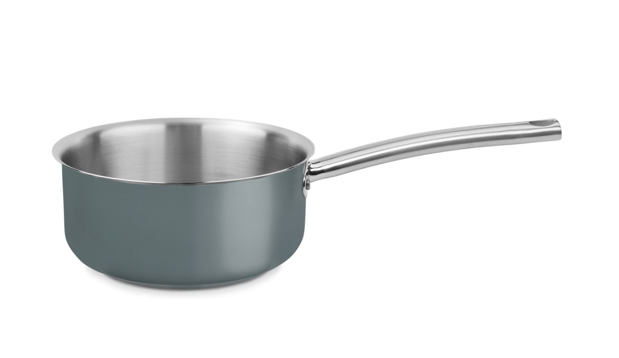Cazo recto Cool Line de 16 centímetros de acero inoxidable 18/10  Gris