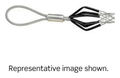 Pulling Wire Mesh Grip 820 lb. Capacity Galvanized Steel Flexible Eye 1 to 1.24 in. Dia. Cable 12 in. L