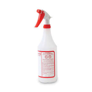 Boardwalk, Trigger Spray Bottle, 32 Oz, HDPE, Red/Clear