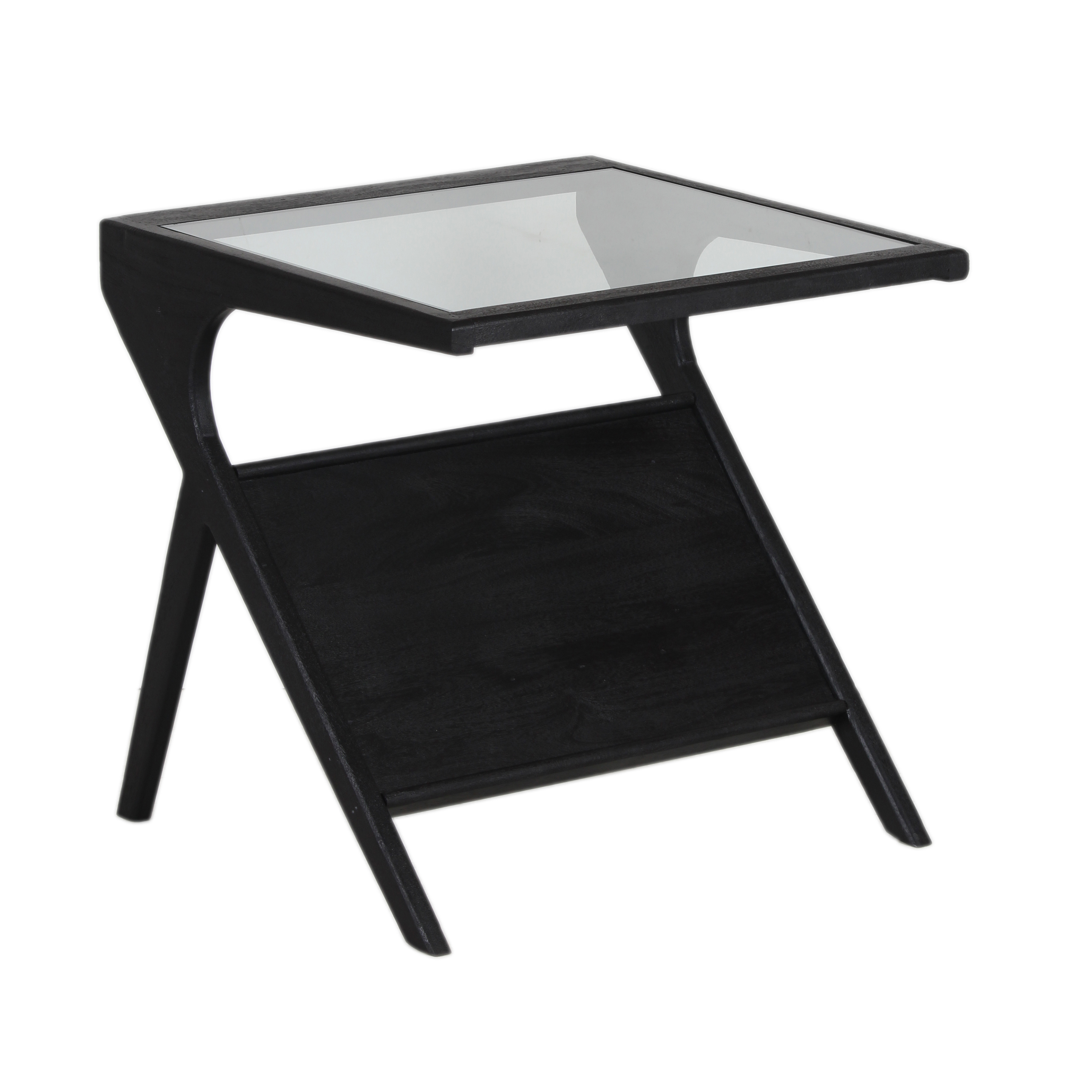 Canberra Black End Table