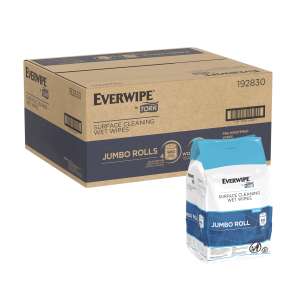 Tork, Everwipe® Surface Cleaning Wet Wipe Jumbo Rolls,  900 Wipes/Container