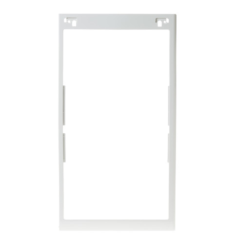 Microwave oven door frame