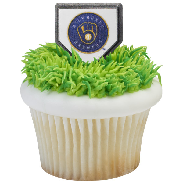 MLB® Home Plate Team Logo Cupcake Rings