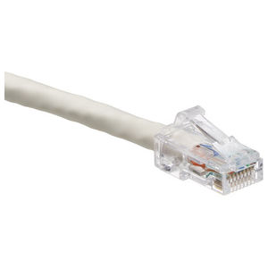 eXtreme® Cat 6+ SlimLine Boot Patch Cord, White, 7 ft.
