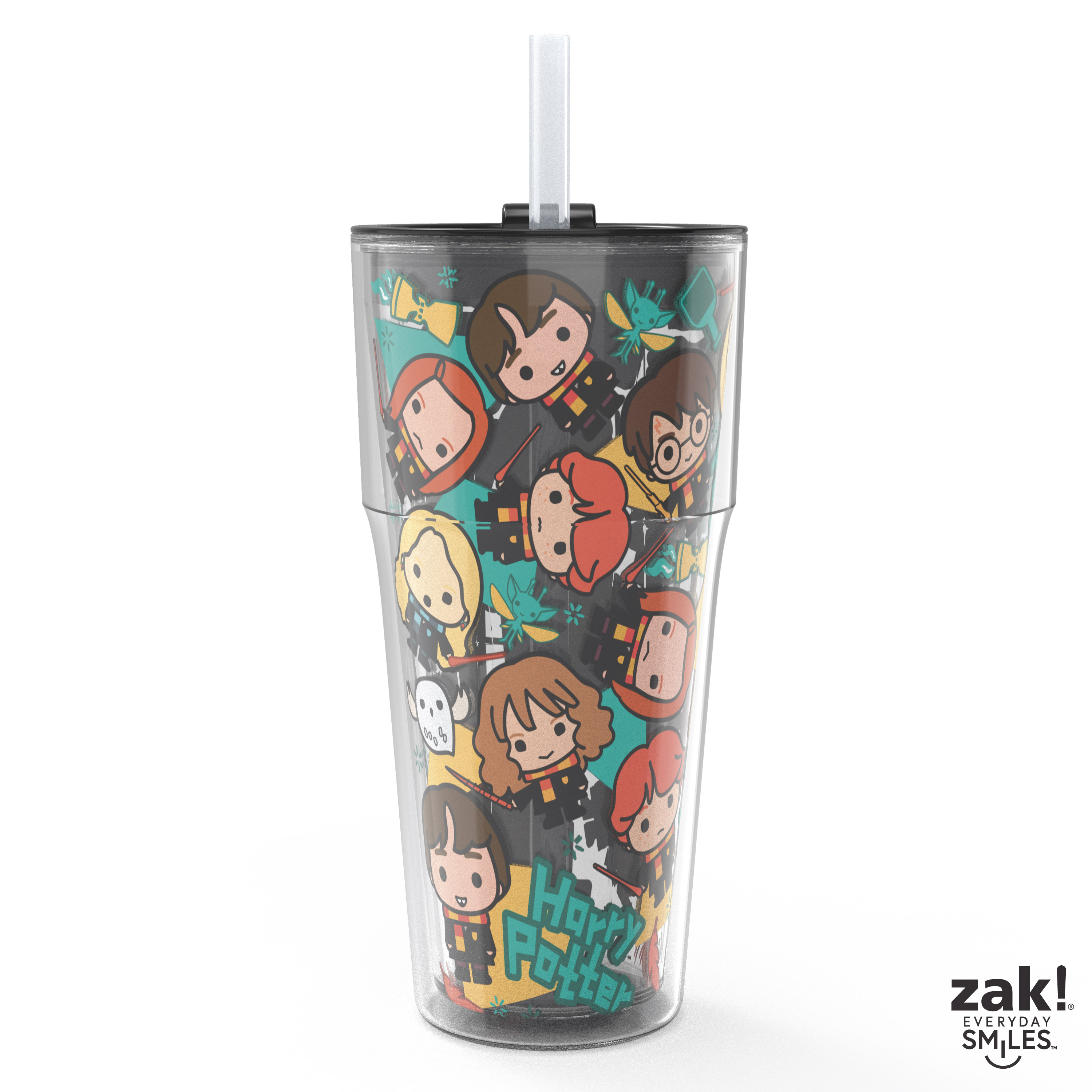 Harry Potter 16 ounce Insulated Tumbler, Harry, Hermione, Ron and Friends slideshow image 2