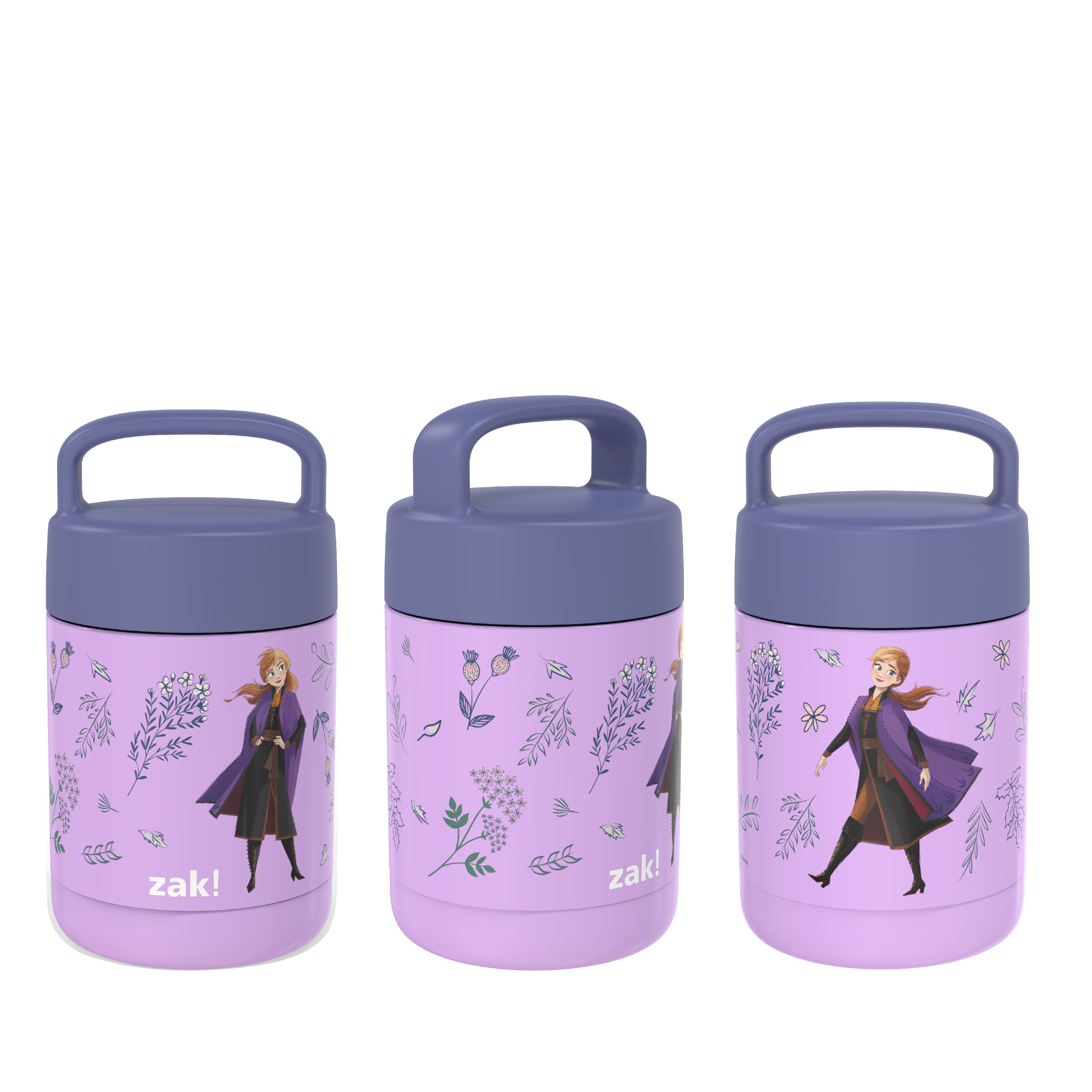Disney Frozen 2 Movie Reusable Vacuum Insulated Stainless Steel Food Container, Princess Anna slideshow image 8